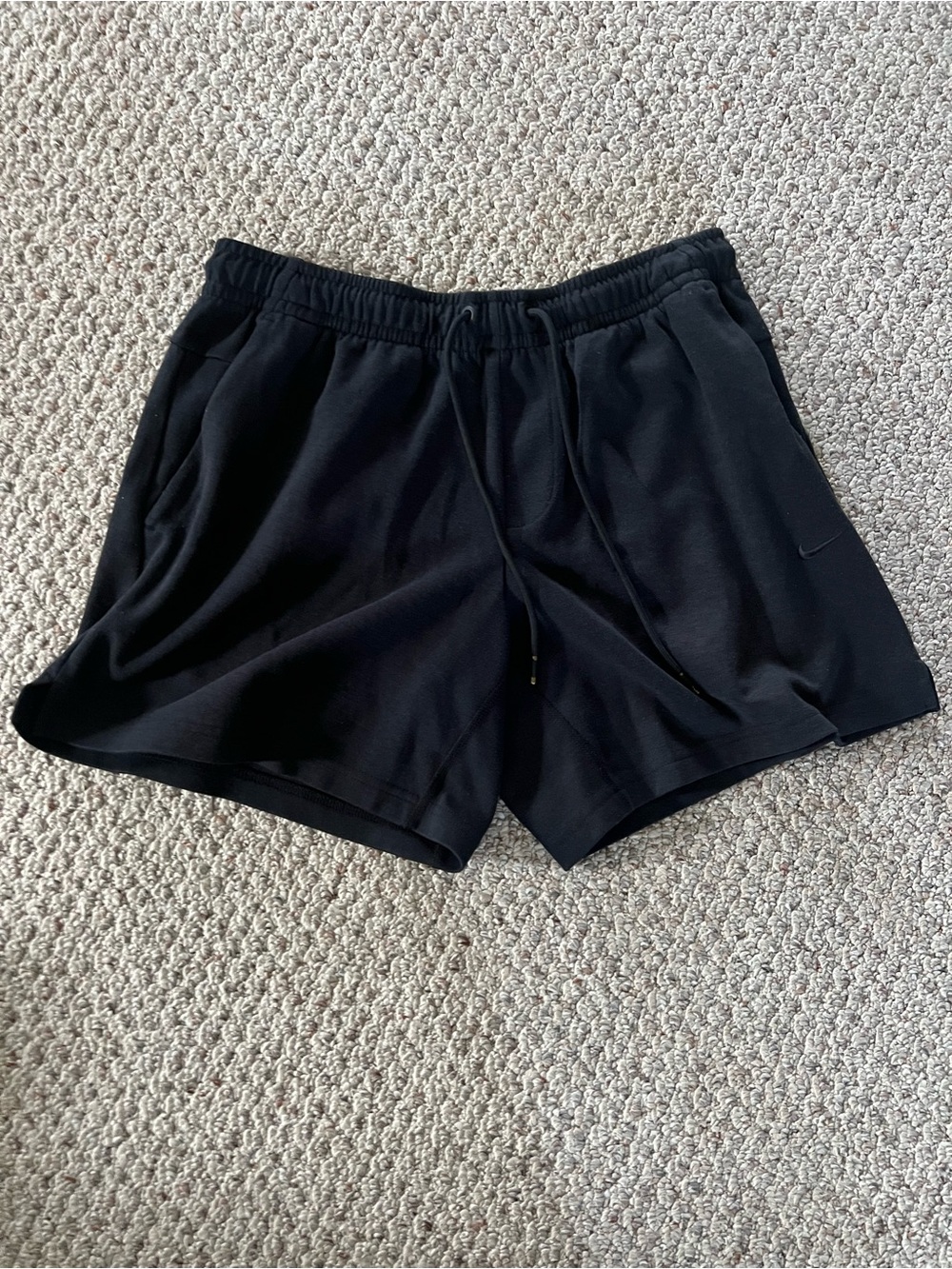 Nike Black Athletic Drawstring Shorts